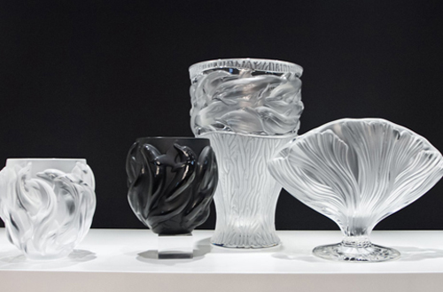 Зимний пейзаж в хрустале. Стеклянный декор от Lalique.