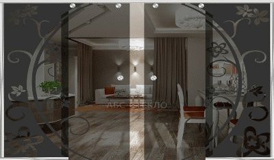 Раздвижные стеклянные двери