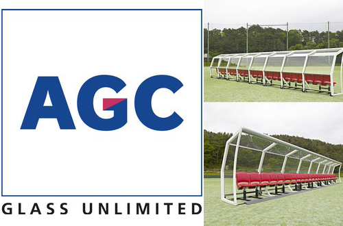 Компания AGC впервые стеклянными крышами оборудует скамейки запасных игроков Кубка Конфедераций
