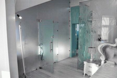 перегородка из стекла