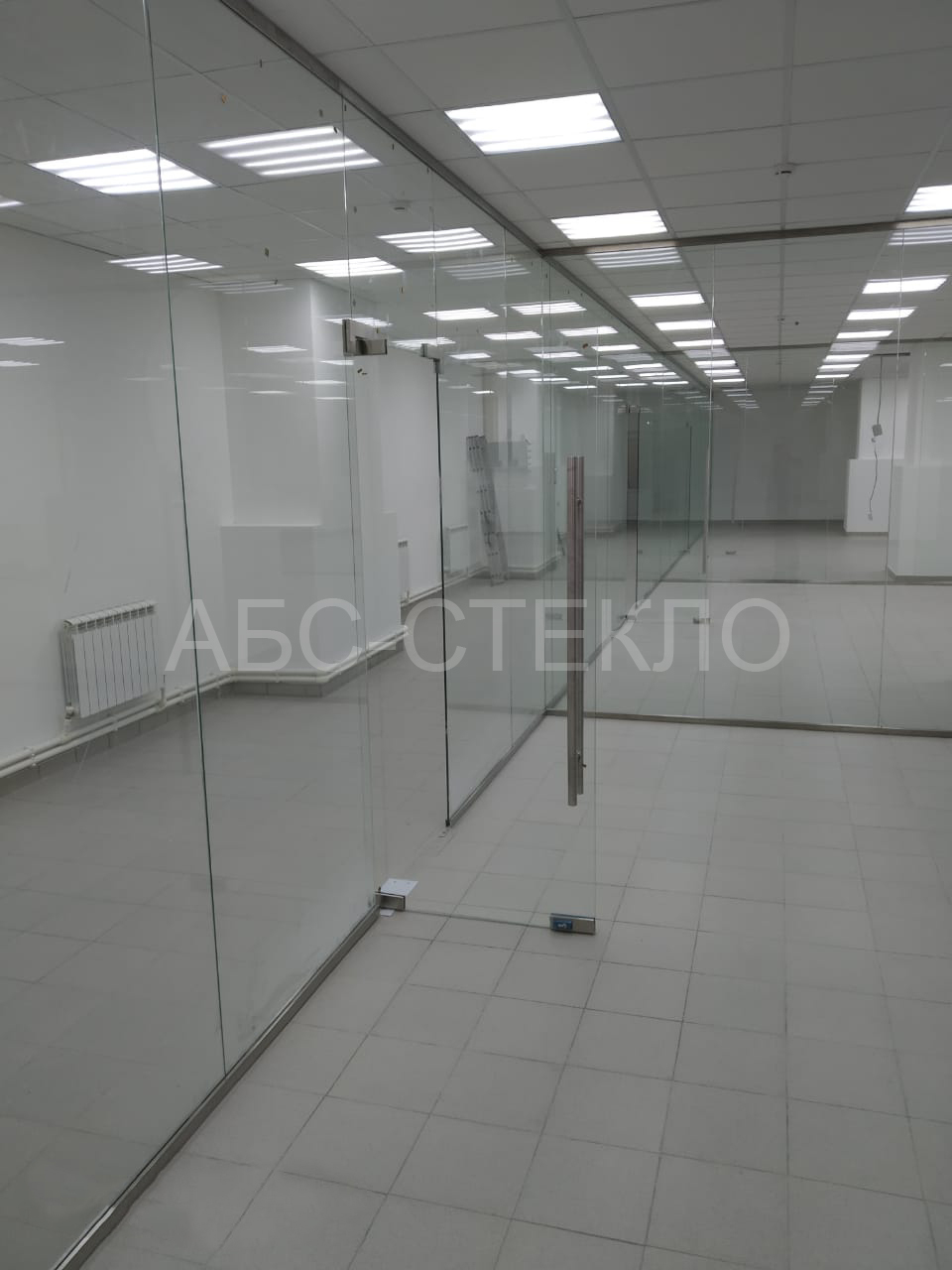 Наши работы: Установка перегородок в торговом центре после перепрофилирования