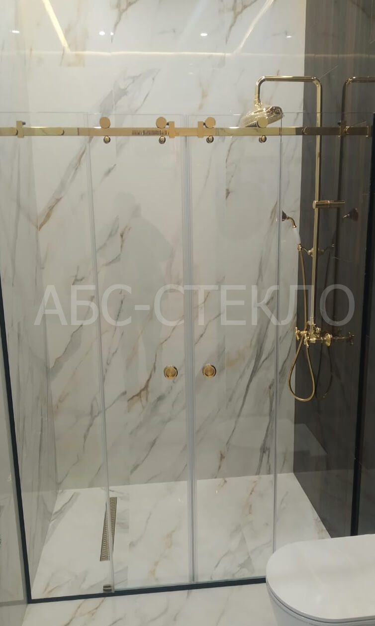 Раздвижная душевая кабина из стекла Оптивайт