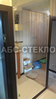 Наши работы: двери, душевые,зеркала.